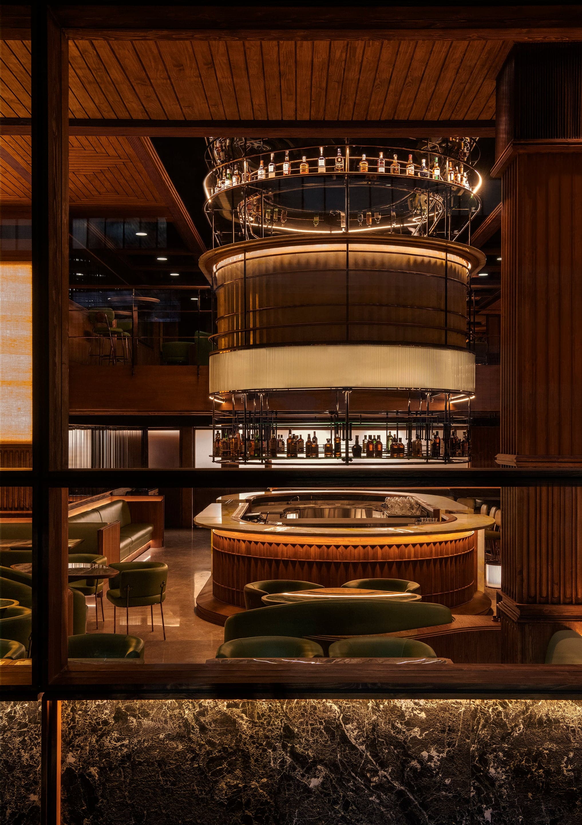 Gr. Flr Island Bar interior